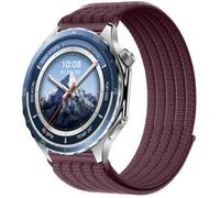 QJONSIU Strap Compatible with Oppo Watch X, Soft Breathable Sturdy Nylon Adjustable Replacement Band-purple