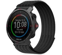 QJONSIU Strap Compatible with Polar GRIT X Pro, Soft Breathable Sturdy Nylon Adjustable Replacement Band-black