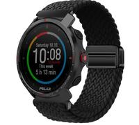 QJONSIU Strap Compatible with Polar GRIT X, Soft Breathable Braided Nylon Replacement Band with Strong Magnetic Buckle-blue