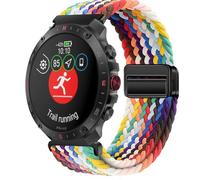 QJONSIU Strap Compatible with Polar Grit X2 Pro, Soft Breathable Braided Nylon Replacement Band with Strong Magnetic Buckle-Colourful