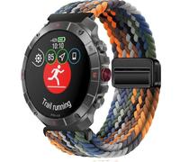 QJONSIU Strap Compatible with Polar Grit X2 Pro Titan, Soft Breathable Braided Nylon Replacement Band with Strong Magnetic Buckle-Colourful
