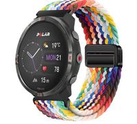 QJONSIU Strap Compatible with Polar Grit X2, Soft Breathable Braided Nylon Replacement Band with Strong Magnetic Buckle