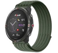 QJONSIU Strap Compatible with Polar Grit X2, Soft Breathable Sturdy Nylon Adjustable Replacement Band-green