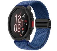 QJONSIU Strap Compatible with Polar Street X, Soft Breathable Braided Nylon Replacement Band with Strong Magnetic Buckle-blue