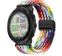 QJONSIU Strap Compatible with Polar Vantage M3, Soft Breathable Braided Nylon Replacement Band with Strong Magnetic Buckle-Colourful