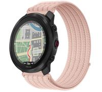 QJONSIU Strap Compatible with Polar Vantage M3, Soft Breathable Sturdy Nylon Adjustable Replacement Band-pink