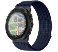 QJONSIU Strap Compatible with Polar Vantage M3, Soft Breathable Sturdy Nylon Adjustable Replacement Band-blue