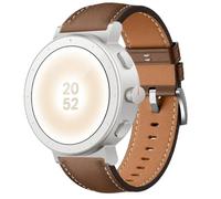 QJONSIU Strap Compatible with Realme Watch S5, Breathable Soft Leather Watch Replacement Band, Tang Buckle Design