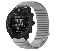 QJONSIU Strap Compatible with Suunto Core 2, Flexible Breathable Nylon Sport Replacement Band for All-Day Daily Use-Gray