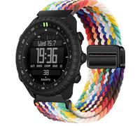 QJONSIU Strap Compatible with Suunto Core 2, Soft Breathable Braided Nylon Replacement Band with Strong Magnetic Buckle-Colourful