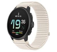 QJONSIU Strap Compatible with Suunto RACE S 45mm, Flexible Breathable Nylon Sport Replacement Band for All-Day Daily Use-White