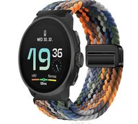 QJONSIU Strap Compatible with Suunto RACE S 45mm, Soft Breathable Braided Nylon Replacement Band with Strong Magnetic Buckle-Colourful