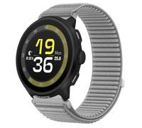 QJONSIU Strap Compatible with Suunto Run, Flexible Breathable Nylon Sport Replacement Band for All-Day Daily Use-Gray