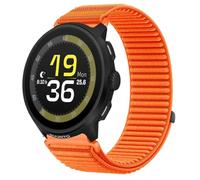 QJONSIU Strap Compatible with Suunto Run, Flexible Breathable Nylon Sport Replacement Band for All-Day Daily Use-Orange