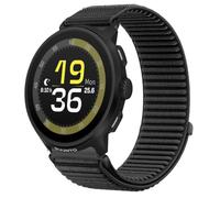 QJONSIU Strap Compatible with Suunto Run, Flexible Breathable Nylon Sport Replacement Band for All-Day Daily Use-Black