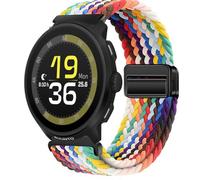 QJONSIU Strap Compatible with Suunto Run, Soft Breathable Braided Nylon Replacement Band with Strong Magnetic Buckle-Colourful