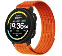 QJONSIU Strap Compatible with Suunto Vertical 2, Soft Breathable Sturdy Nylon Adjustable Replacement Band-orange