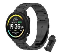 QJONSIU Strap Compatible with SUUNTO Vertical 2, Stainless Steel Metal Replacement Band, Waterproof Adjustable-Black