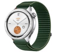 QJONSIU Strap Compatible with Xiaomi Watch S4, Flexible Breathable Nylon Sport Replacement Band for All-Day Daily Use-Green