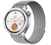 QJONSIU Strap Compatible with Xiaomi Watch S4, Soft Breathable Sturdy Nylon Adjustable Replacement Band-gray