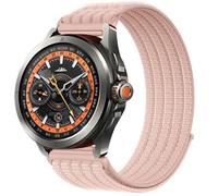 QJONSIU Strap Compatible with Xiaomi Watch S4 Sport, Soft Breathable Sturdy Nylon Adjustable Replacement Band-pink
