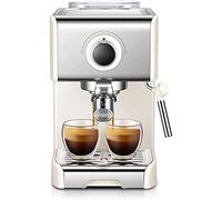 QJRGUY 20Bar Pump Semiautomatic Espresso Home Coffee Commercial Milk Machine, (White A)