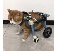 QJRGUY Adjustable Cat Dog Wheelchair Wheels Can Become 2 Wheel, Xs To Xxl Pet Leg Support Brace For Sprain/Acl Injury/, Mobility Devices,Blue-X-Large