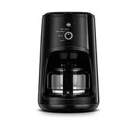 QJRGUY Coffee Machine Home Small Automatic Grinding Amen Drip Office Can Grind Beans Black
