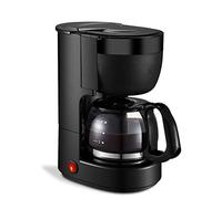 QJRGUY Espresso 5-Person Cup Maker Automatic Household Small Insulated Coffee Machine, Black