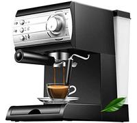 QJRGUY Espresso Machine Capacity Powerful Pressure Brewer Coffee Maker with Milk Frother Wand for Cappuccino Latte and Mocha, Black Interesting