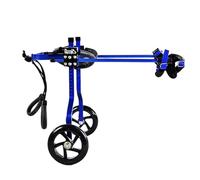 QJRGUY Hind Legs Wheelchair Small Medium Large Doggy, Adjustable Pet Mobility Aid Hip Support, Dog Amputation Brace For Walking,Blue-Size M C