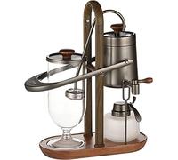 QJRGUY Luxury Royal Family Balance Syphon Siphon Maker, Semiautomatic Coffee Machine Stainless Steel, Multiple Colour, Gold, (Black A)
