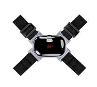 QJRGUY Smart Back Corrector Shoulder Training Belt Intelligent LCD Display Screen Correction Humpback Vibration Massager Device (Color : Black) (Black)