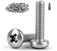 qjuwhua 25 PCS M4 x 35mm Screws Phillips Pan Head Machine Screws VESA Screw 304 Stainless Steel TV Mounting Screw M4 Bolts Fully Threaded for Back of TV Screen Monitor Mounting