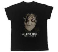 QJXXPVAX Cool Silent Hill Revelation Unisex Present Black T Shirt Black M