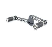 QJYUFZAKD Fit for Harley Davidson Sportster Shift Peg Toe Heel Kit FootPegs | Heel Toe Shifter Levers Fit For Harley Davidson Sportster Shifter Leve Shift Peg Toe Heel Kit FootPegs(C-Black)