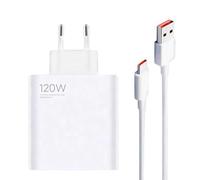 Qkbuza 120W 6A Fast Charger with USB C Cable White USB C Charger Block for Charger Accessories for Electronic Products