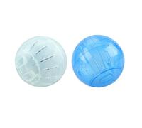 Qkbuza 2 Pieces Hamster Ball Exercise Ball for Hamster, Transparent Exercise Wheels for Small Animals, Exercise Wheels for Small Animals, Hamster, Gerbil, Guinea Pig