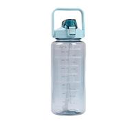 Qkbuza 2L Sports Bottle, Water Bottle with Time Marking Motivational Water Bottle, Leak-Proof Fitness Water Bottle, Sports Water Cups, Bottle for Cycling, Travel, Camping, Fitness