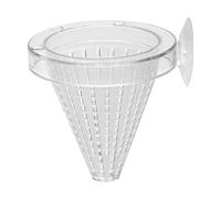 Qkbuza Aquarium Feeding Bowl, Suction Cup Aquarium Food Container - Feeding Bowl for Fish Tank - For Living Room, Table Top, Entrance Area, Bedroom, Landscaping and Home