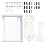 Qkbuza Balcony End for Indoor Cats, Cat Safety Mesh Fence for Cats on the Patio to Avoid Autumn - Pet Protection