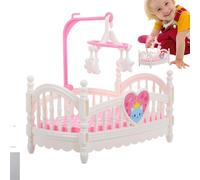 Qkbuza Bedroom Furniture for Home - Miniature Bed - Simulation Accessories Creative Decorations Imitation Game for Families Decoration Room Nursery Symbolic Game Awakening Imagination