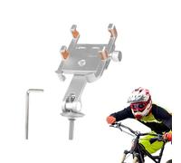 Qkbuza Bike Phone Attachment - Shock Absorption,Rotatable Phone Holder for Motorcycle | Shock Absorption Adjustable Angle Outdoor Riding Men Women