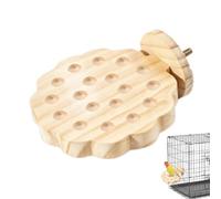 Qkbuza Bird Perches for Cage | Wooden Bird Resting Stand | Conure Perch Tray | for Canary Parrot Cockatiel Conure Lovebird Parakeet Finch Cockatoo