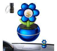 Qkbuza Car Fragrance Diffuser | Solar Automatic Car Fragrance Diffuser | Symbol Wealth Design Air Purifier Accessory Decoration Scent 360 Degree Rotation for Home