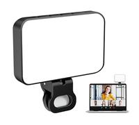 Qkbuza Clip Lamp for Smartphone - Beauty Makeup Lamp Portable Rechargeable Clip for Home Studio Vlogging Live Streaming Video Recording Makeup Travel