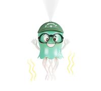 Qkbuza Dancing Octopus Toy - Sensory Game with Lights Music | Smart Obstacle Avoidance Crawling Octopus Toy - Spray Design for Boys Girls Birthday Party Home Preschool School Travel Beach