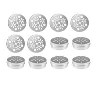 Qkbuza Dog Scent Work Tins 12 Piece Aluminum Perforated Sniff Equipment