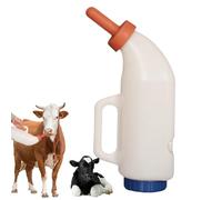 Qkbuza Goat Feeding Bottles, Milk Feeder Bottles with Clear scale, Large Capacity Calves Feeding Containers With Scale, Drink Supplies For Young Animals