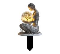 Qkbuza Goddess Statue, Two-Dimensional Acrylic Goddess Lawn Ornaments on Stake | Garden Decoration | For Home, Outdoor, Driveways, Patio, Lawn, Porch, Pots